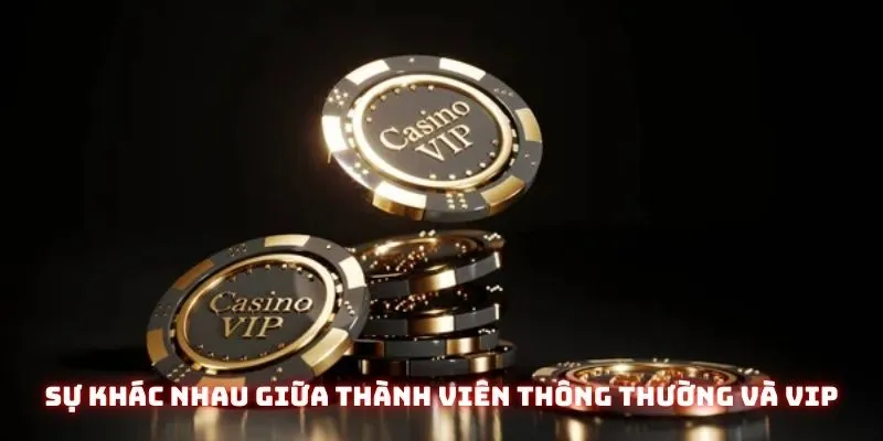 Sự khác nhau giữa thành viên thông thường và VIP